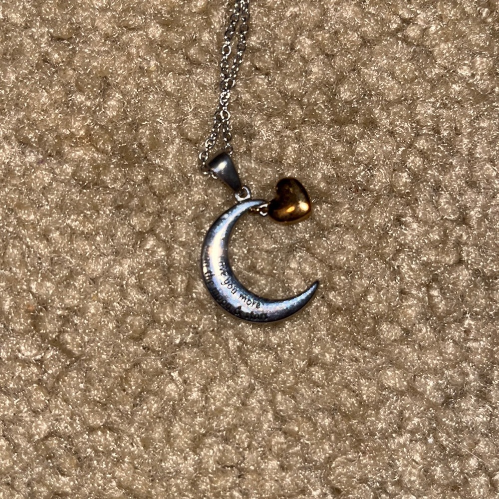 love you to the moon and back necklace